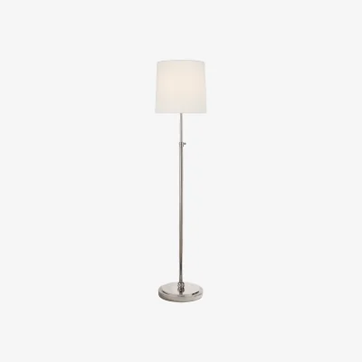 Andrew Martin Bryant Floor Lamp Nickel, Floor Lamp, Polished Nickel - Andrew Martin