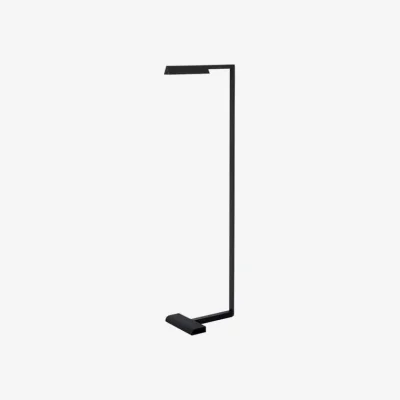 Andrew Martin Dessau Floor Lamp Black, Light, Nightshade Black - Andrew Martin