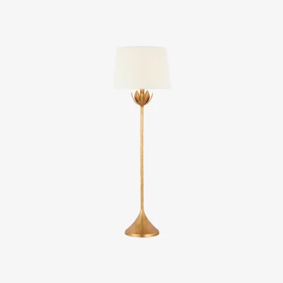 Andrew Martin Alberto Floor Lamp Gold Leaf, Floor Lamp, Antique Gold Leaf - Andrew Martin