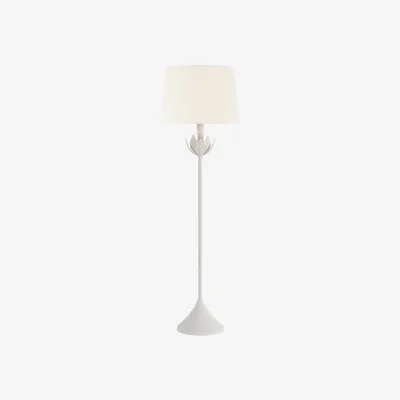 Andrew Martin Alberto Floor Lamp White, Floor Lamp, Plaster White - Andrew Martin