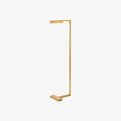 Andrew Martin Dessau Floor Lamp Natural Brass, Light - Andrew Martin
