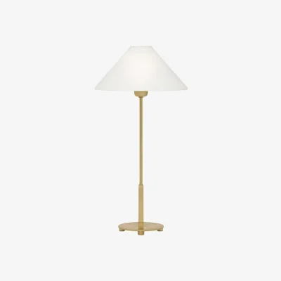Andrew Martin Hackney Table Lamp Brass, Light, Hand-Rubbed Antique Brass - Andrew Martin