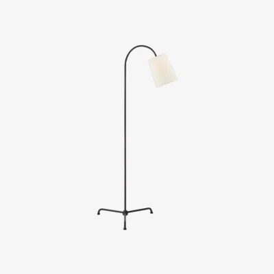 Andrew Martin Mia Floor Lamp Aged Iron, Light - Andrew Martin