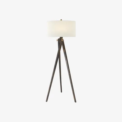 Andrew Martin Tripod Floor Lamp Tudor Brown, Floor Lamp - Andrew Martin