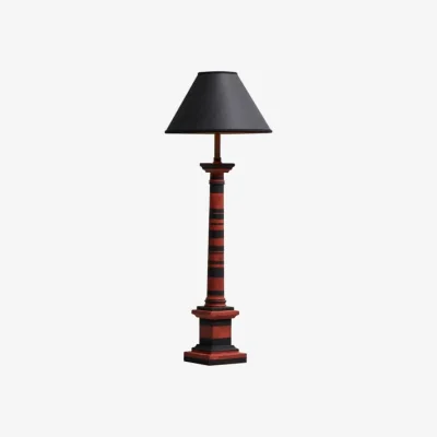 Andrew Martin Vista Table Lamp, Nickel, Light, Burnished Nickel - Andrew Martin