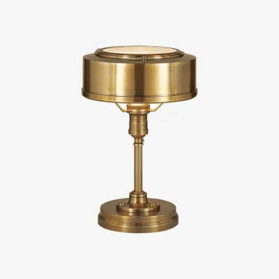 Andrew Martin Henley Desk Light Antique Brass, Light, Hand-Rubbed Antique Brass - Andrew Martin