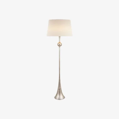 Andrew Martin Dover Floor Lamp Silver, Floor Lamp - Andrew Martin
