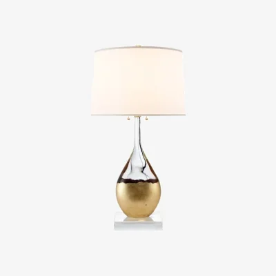 Andrew Martin Juliette Table Lamp, Table Lamp, Clear/Gold - Andrew Martin