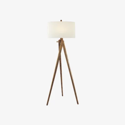 Andrew Martin Tripod Floor Lamp French Wax, Floor Lamp - Andrew Martin