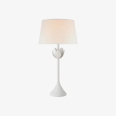 Andrew Martin Alberto Table Lamp White, Light, Plaster White - Andrew Martin