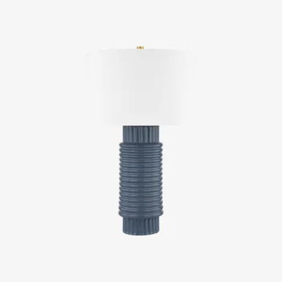 Andrew Martin Broderick Table Lamp, Light, Blue - Andrew Martin