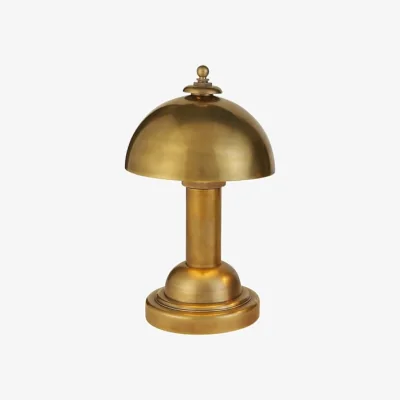 Andrew Martin Totie Table Lamp Brass, Desk Lamp, Hand-Rubbed Antique Brass - Andrew Martin