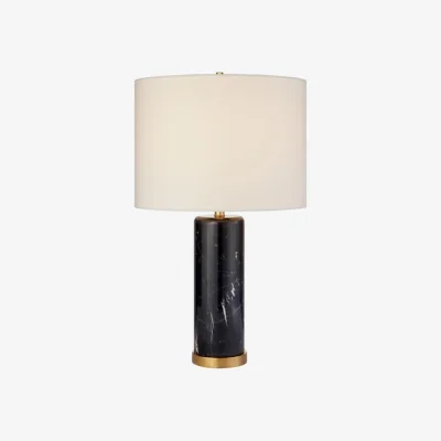 Andrew Martin Cliff Table Lamp Black Marble, Table Lamp - Andrew Martin