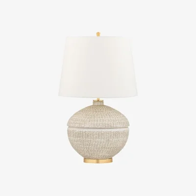 Andrew Martin Katonah Table Lamp, Light, Neutral - Andrew Martin