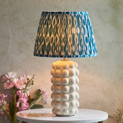 Arighi Bianchi Kari Ikat Table Lamp, Blue