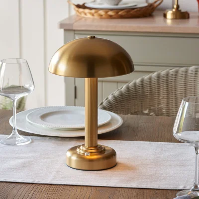 Arighi Bianchi Rechargeable Table Lamp Warm Brass