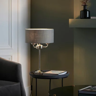 Arighi Bianchi Leif 3lt Table Lamp, Grey