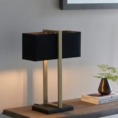 Arighi Bianchi Willot Black Table Lamp