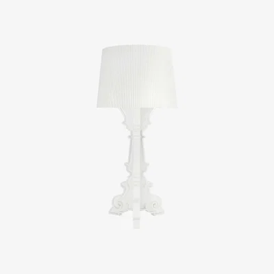 Barker and Stonehouse Kartell Bourgie Mat Table Lamp 37x78 White | Barker & Stonehouse