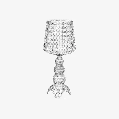 Barker and Stonehouse Kartell Mini Kabuki Table Lamp 30x70 Crystal, Neutral | Barker & Stonehouse