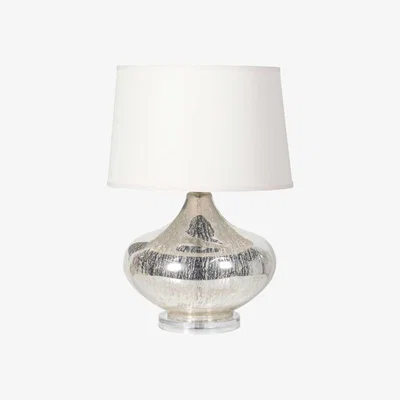 Barker and Stonehouse Chrome Glass Table Lamp, Silver | Barker & Stonehouse