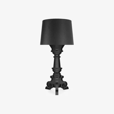 Barker and Stonehouse Kartell Bourgie Mat Table Lamp 37x78 Black | Barker & Stonehouse