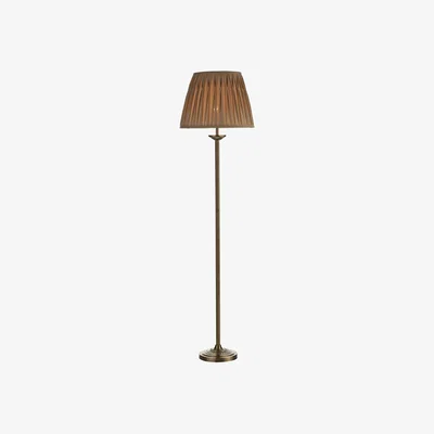 Barker and Stonehouse Slim Antique Brass Floor Lamp | Barker & Stonehouse