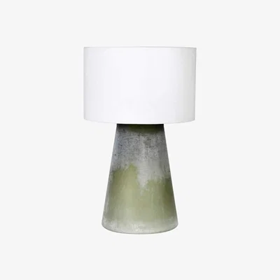 Barker and Stonehouse Green Glass Table Lamp | Barker & Stonehouse