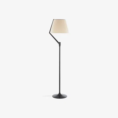 Barker and Stonehouse Kartell Angelo Stone Floor Lamp 42x173 Titanium, Black | Barker & Stonehouse