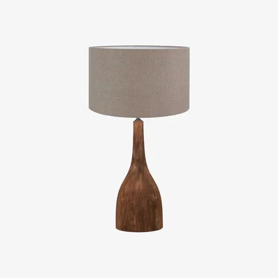 Barker and Stonehouse Tall Mango Wood Table Lamp | Barker & Stonehouse