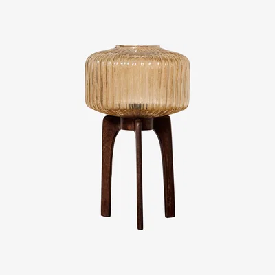 Barker and Stonehouse Glass Tripod Table Lamp | Barker & Stonehouse