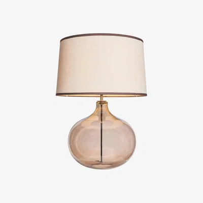 BHS.com Petrice Large Smoked Brown Glass Table Lamp