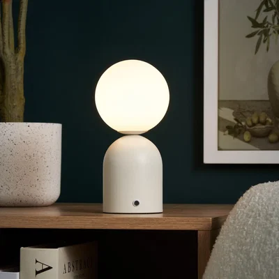 BHS.com Imogene Rechargeable Table Lamp, White