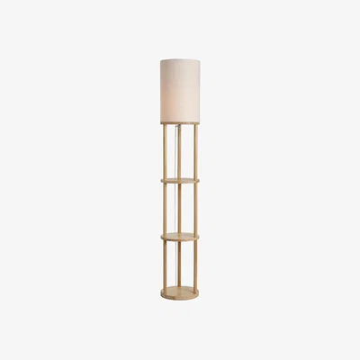 BHS.com Shelby Floor Lamp with Shelves, Oak