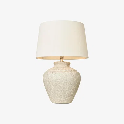 BHS.com Flora Stone Effect Table Lamp, Natural