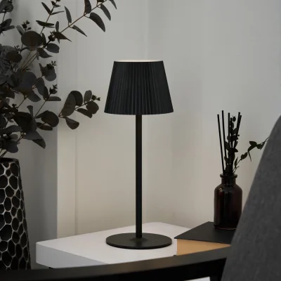 BHS.com Esther Rechargeable Table Lamp, Black