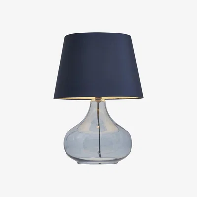 BHS.com Clarise Glass Table Lamp, Cobalt Blue