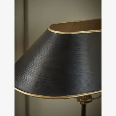Cox and Cox Black & Brass Desk Lamp