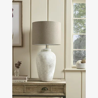 Cox and Cox Concrete Effect Table Lamp
