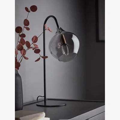 Cox and Cox Bell Table Lamp - Black