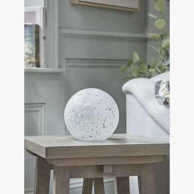 Cox and Cox Confetti Globe Glass Lamp