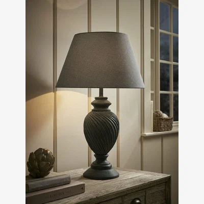 Cox and Cox Twisted Carved Table lamp