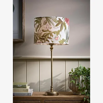 Cox and Cox Brass Botanical Table Lamp