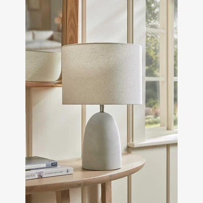 Cox and Cox Tapered Concrete Table Lamp