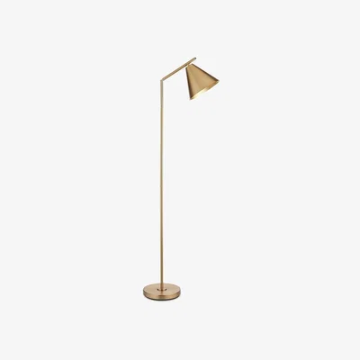 Cult Furniture £20  Off  Cape Floor Lamp, Antique Brushed Brass