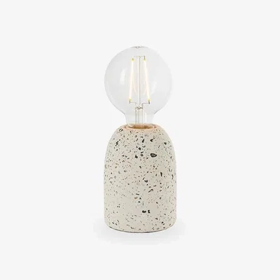 Cult Furniture £4  Off  Arlene Table Lamp, White Terrazzo