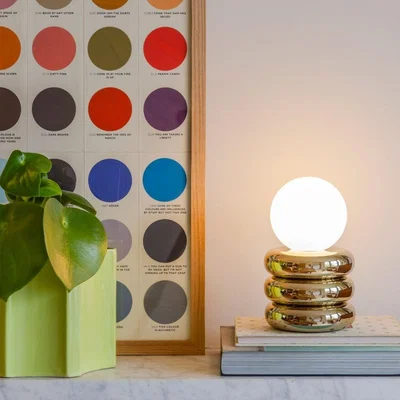 Cult Furniture houseof Cordless Table Lamp, Brass