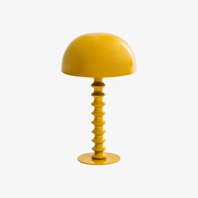 Casa by JJ Penny Ribbed Lamp - Mustard