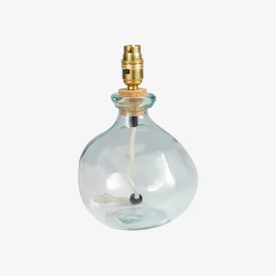 Casa by JJ Tabitha Glass Table Lamp Base - Clear