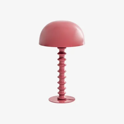 Casa by JJ Penny Ribbed Lamp - Terracotta